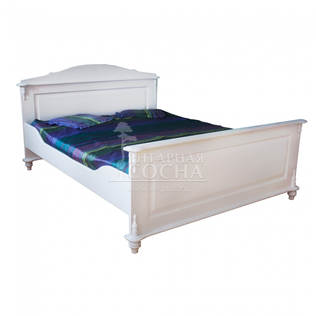 Кровать "Скандия" двойная (1400х2000), высокое изножье
