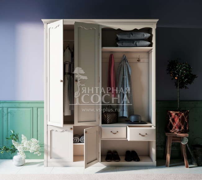 Шкаф-прихожая Leontina с дверками арт ST9361 Шкаф-прихожая Leontina с дверками арт ST9361