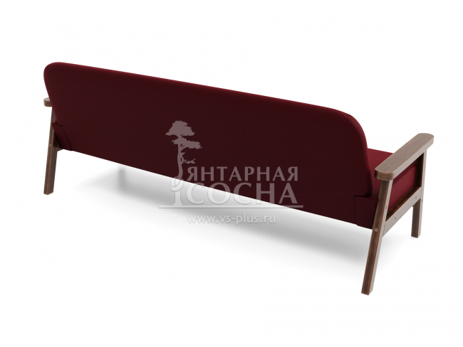 Диван Флори Б Velvet Орех Vinous Диван Флори Б Velvet Орех Vinous