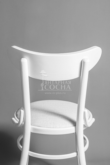 Стул венский Luna мягкий белый Стул венский Luna мягкий белый