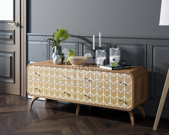 Комод "Ellipse print" c принтом 1 арт EL01/Print_1 Комод "Ellipse print" c принтом 1 арт EL01/Print_1