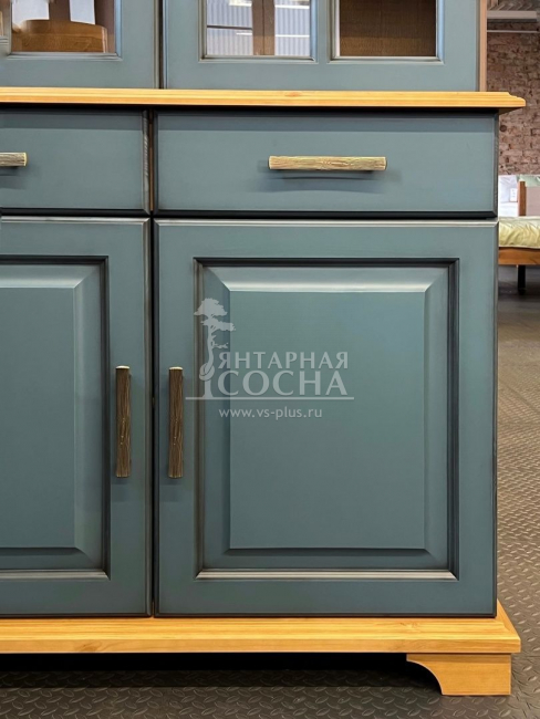 Шкаф-буфет "Брусно" 2-створчатый из массива сосны Шкаф-буфет "Брусно" 2-створчатый из массива сосны