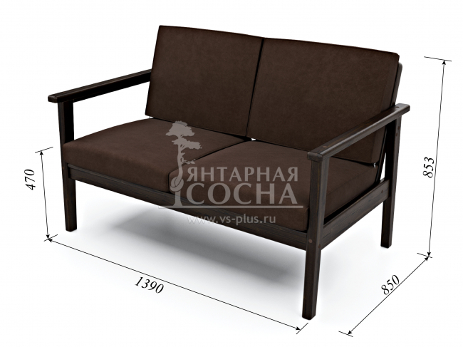 Диван Лориан М Velvet Венге Chocolate Диван Лориан М Velvet Венге Chocolate