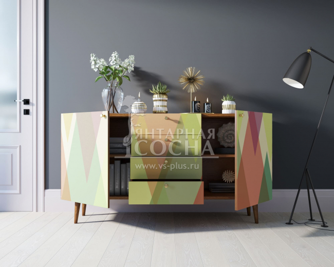 Комод "Berber" с ящиками 16 принт арт BB14/Print_16 Комод "Berber" с ящиками 16 принт арт BB14/Print_16
