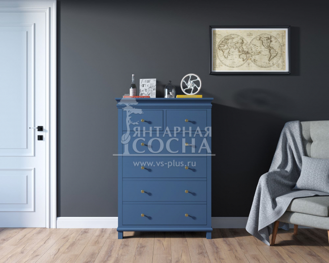 Комод "Jules Verne" высокий арт JV35ETGB Комод "Jules Verne" высокий арт JV35ETGB