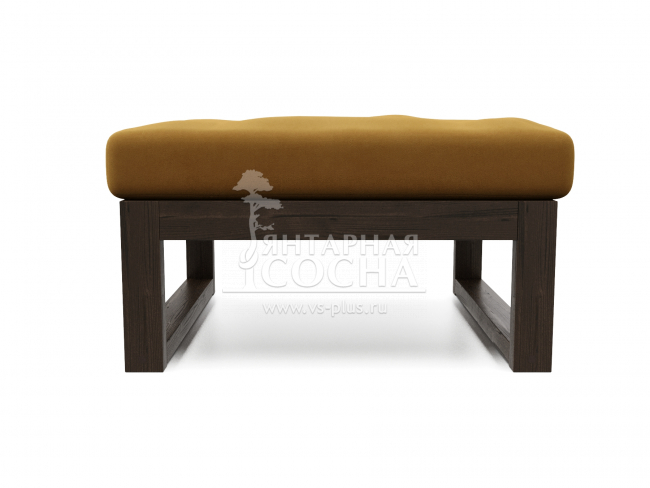 Пуфик Амбер Velvet Венге Mustard Пуфик Амбер Velvet Венге Mustard