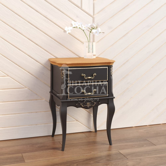 Тумба прикроватная 2 ящика Прованс ясень Тумба прикроватная 2 ящика Прованс ясень