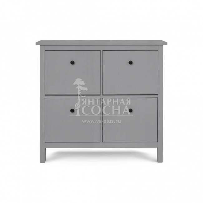 Тумба для обуви КЫМОР 106 Серая Тумба для обуви КЫМОР 106 Серая