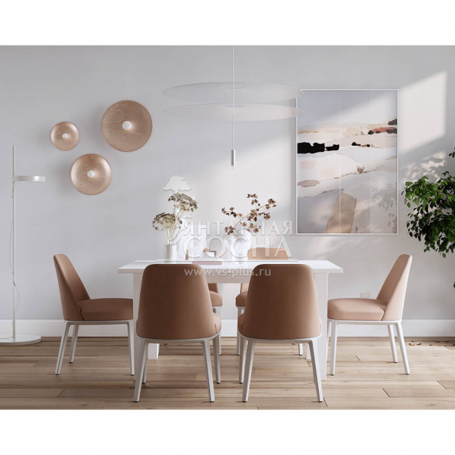 Стол обеденный раздвижной ШАНЬ 147/204x95 Стол обеденный раздвижной ШАНЬ 147/204x95