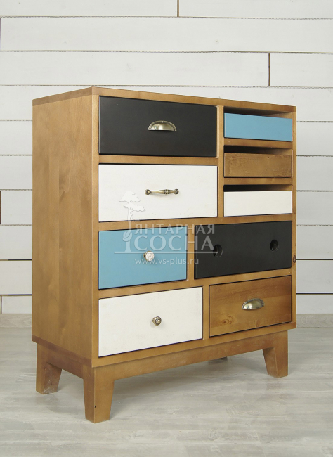 Комод «Aquarelle Birch» 9 ящиков арт RE-18ETG/4 Комод «Aquarelle Birch» 9 ящиков арт RE-18ETG/4