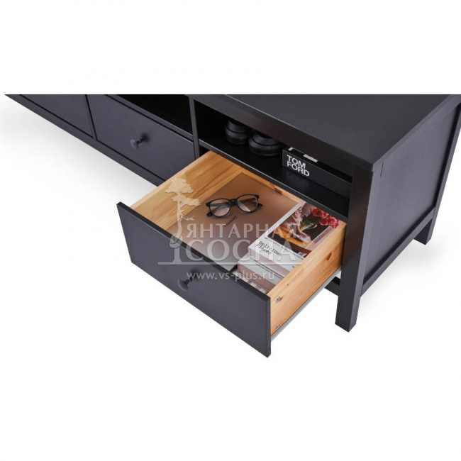 ТВ-тумба КЫМОР 148 Черная ТВ-тумба КЫМОР 148 Черная