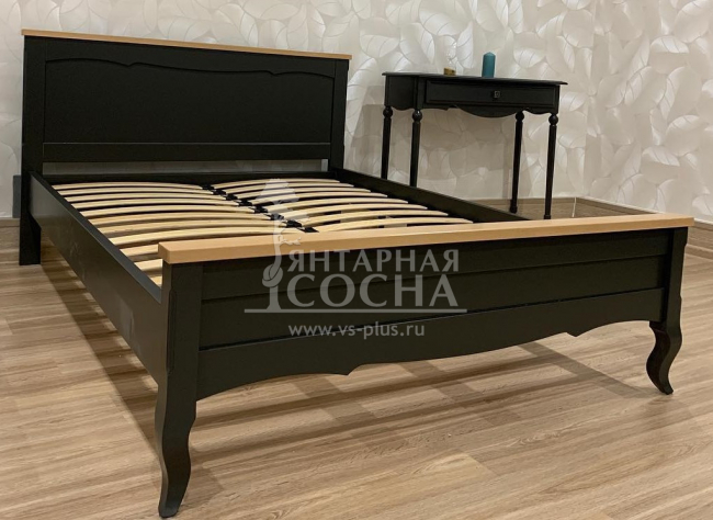 Кровать двуспальная Арредо RAL 7022 Кровать двуспальная Арредо RAL 7022