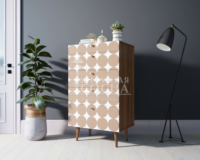 Комод высокий "Berber" принт 17 арт BB10/Print_17 Комод высокий "Berber" принт 17 арт BB10/Print_17