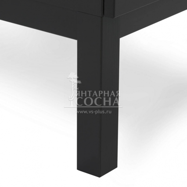 Тумба прикроватная ТИРАНА Черная Тумба прикроватная ТИРАНА Черная