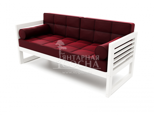 Диван Сега Б Velvet Белая эмаль Vinous Диван Сега Б Velvet Белая эмаль Vinous