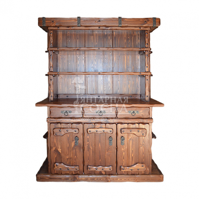 Буфет Государь 4 из массива сосны Буфет Государь 4 из массива сосны