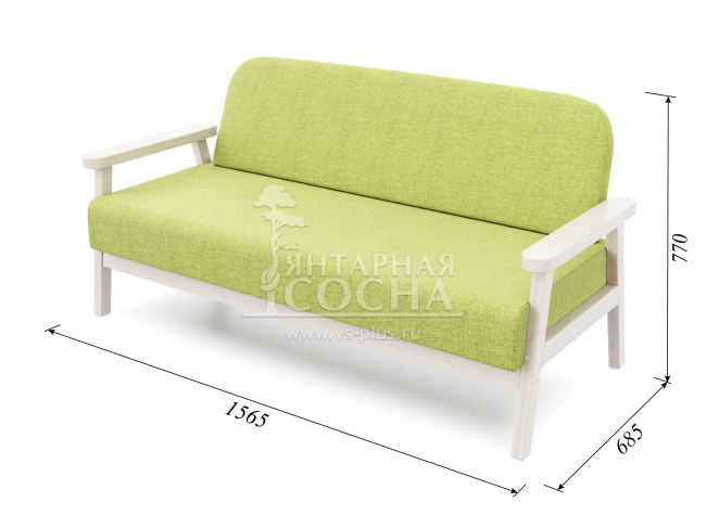 Диван Флори М Textile Беленый Дуб Green Диван Флори М Textile Беленый Дуб Green