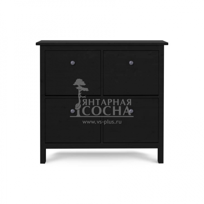 Тумба для обуви КЫМОР 106 Черная Тумба для обуви КЫМОР 106 Черная