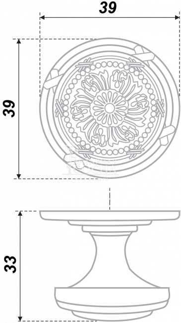 Мебельная ручка RC061AB.5 Мебельная ручка RC061AB.5