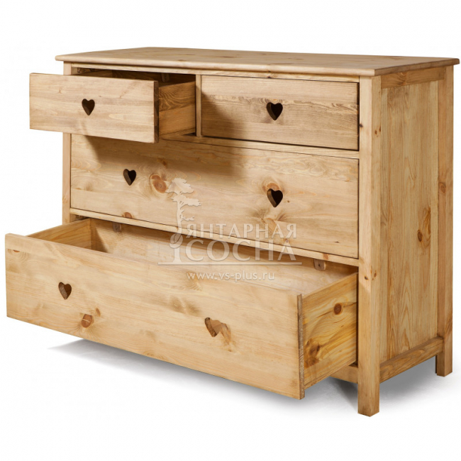 Комод Прованс 4 выдвижных ящика KR17 Комод Прованс 4 выдвижных ящика KR17