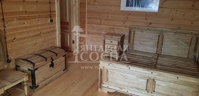 Сундук Викинг из массива сосны (мёд) Сундук Викинг из массива сосны (мёд)