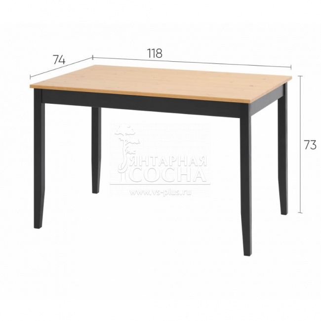 Стол кухонный ЛЫМ 118x74 Стол кухонный ЛЫМ 118x74