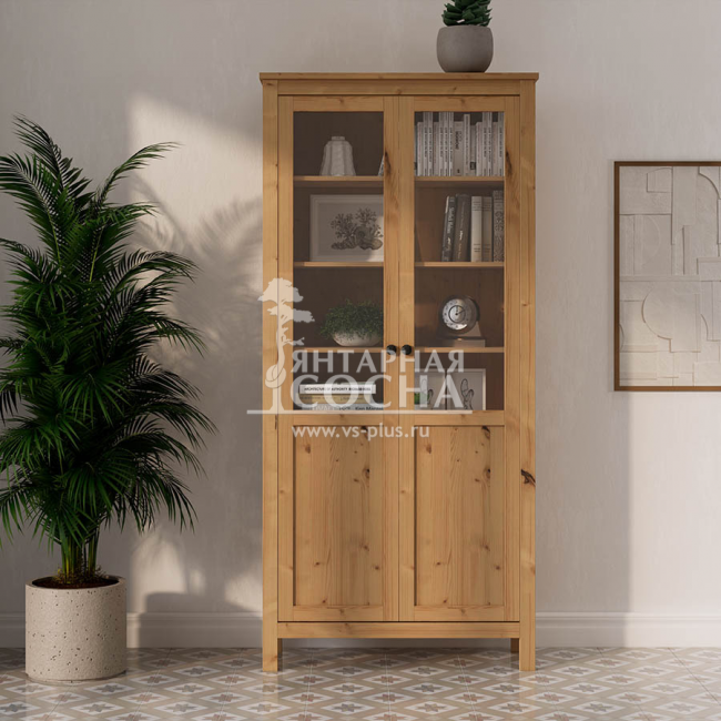 Шкаф витрина ХЕМНЭС Кымор с дверями пн/ст Шкаф витрина ХЕМНЭС Кымор с дверями пн/ст