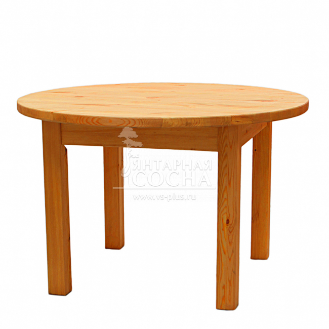 Стол 120 круглый нераздвижной Стол 120 круглый нераздвижной