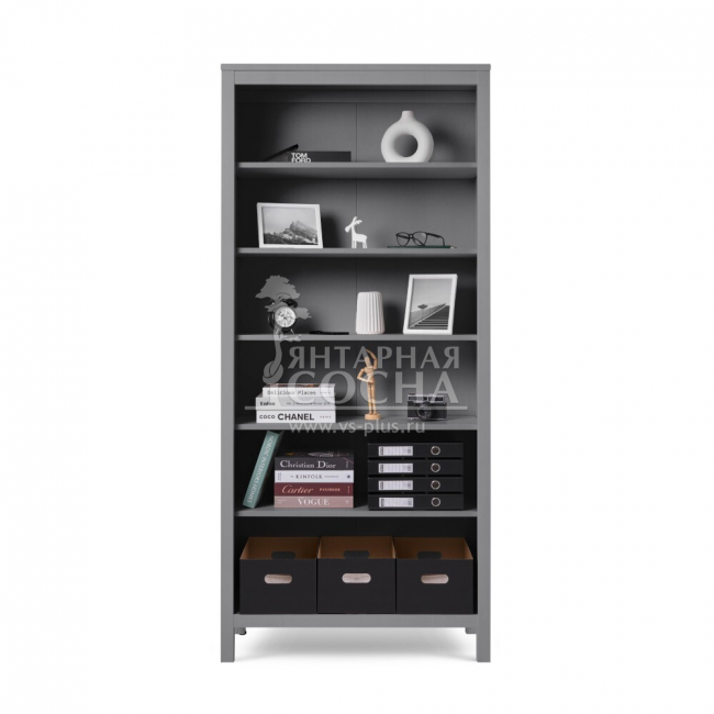 Стеллаж открытый КЫМОР 90 Серый Стеллаж открытый КЫМОР 90 Серый