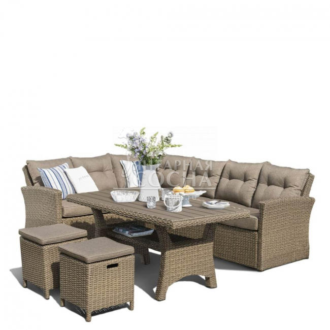 Комплект плетеной мебели AFM-307B Beige Комплект плетеной мебели AFM-307B Beige