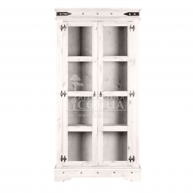 Шкаф Викинг 03 из массива сосны (белый воск) Шкаф Викинг 03 из массива сосны (белый воск)