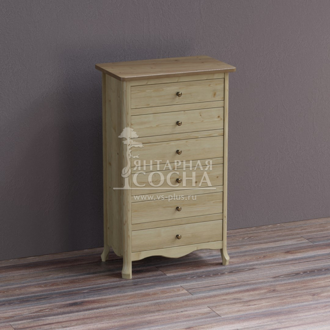 Комод высокий 3. ящ + 1 дв., левое открывание Комод высокий 3. ящ + 1 дв., левое открывание