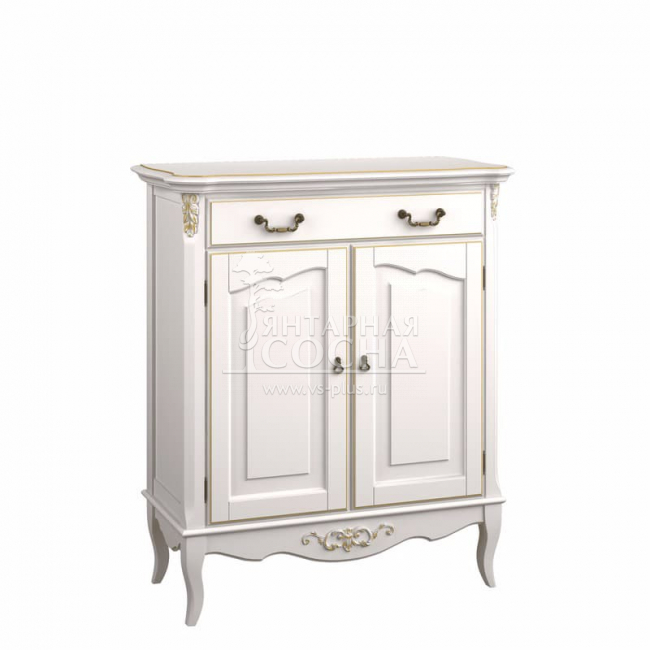 Комод 1 ящик + 2 распашных фасада Прованс Комод 1 ящик + 2 распашных фасада Прованс