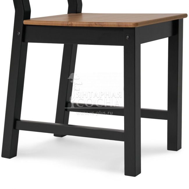 Стул УДОРА Черный/Светло-коричневый Стул УДОРА Черный/Светло-коричневый