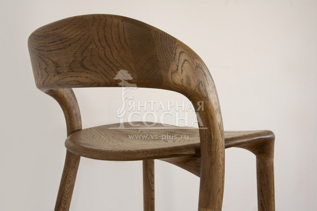 Стул барный Мери из массива дуба коньяк Стул барный Мери из массива дуба коньяк