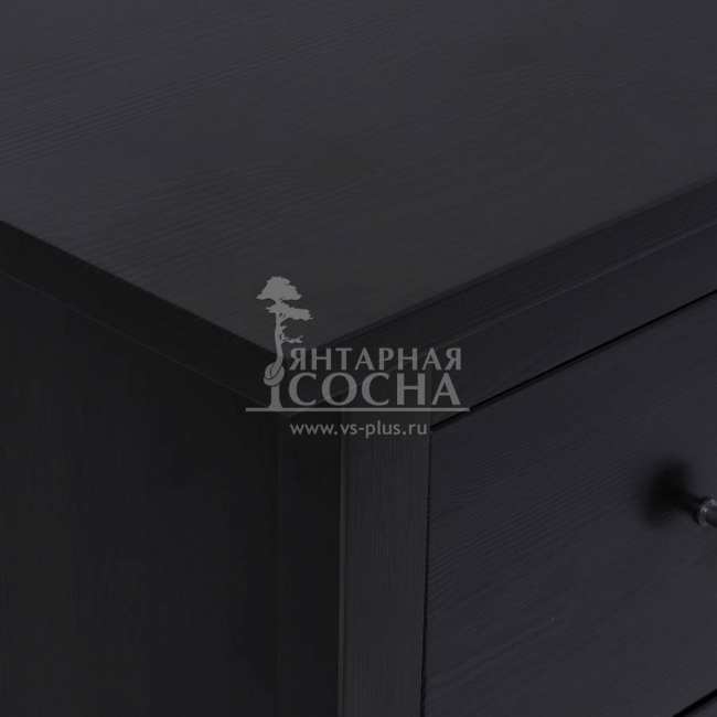 Комод КЫМОР 3 ящика МИНИ Черный Комод КЫМОР 3 ящика МИНИ Черный