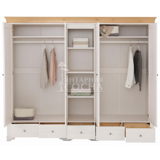 ШКАФ 5-ТИ ДВЕРНЫЙ С 4 ГЛУХИМИ ДВЕРЯМИ И ПОЛКАМИ БЕЙЛИ ШКАФ 5-ТИ ДВЕРНЫЙ С 4 ГЛУХИМИ ДВЕРЯМИ И ПОЛКАМИ БЕЙЛИ