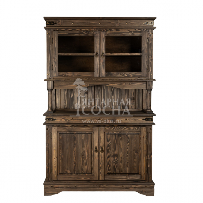 Буфет Викинг 01 (new) из массива сосны (венге) Буфет Викинг 01 (new) из массива сосны (венге)