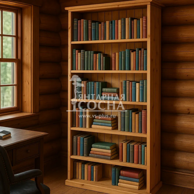 Книжный шкаф Прованс, стеллаж (6 полки) KAB5 Книжный шкаф Прованс, стеллаж (6 полки) KAB5