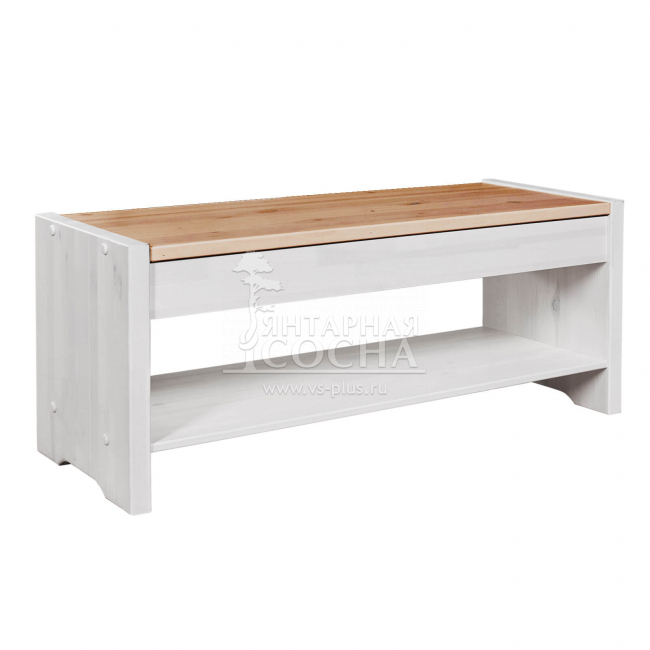 Скамья Бостон (Стокгольм)-115 с 2-я ящиками Скамья Бостон (Стокгольм)-115 с 2-я ящиками