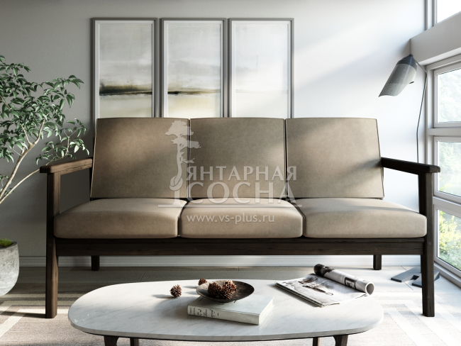 Диван Лориан Б Velvet Венге Beige Диван Лориан Б Velvet Венге Beige