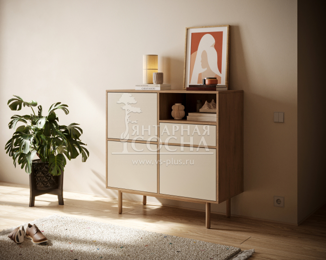 Комод с тремя дверками и ящиком "Alice" арт ALC04 Комод с тремя дверками и ящиком "Alice" арт ALC04