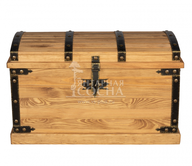 Сундук Викинг из массива сосны (мёд) Сундук Викинг из массива сосны (мёд)
