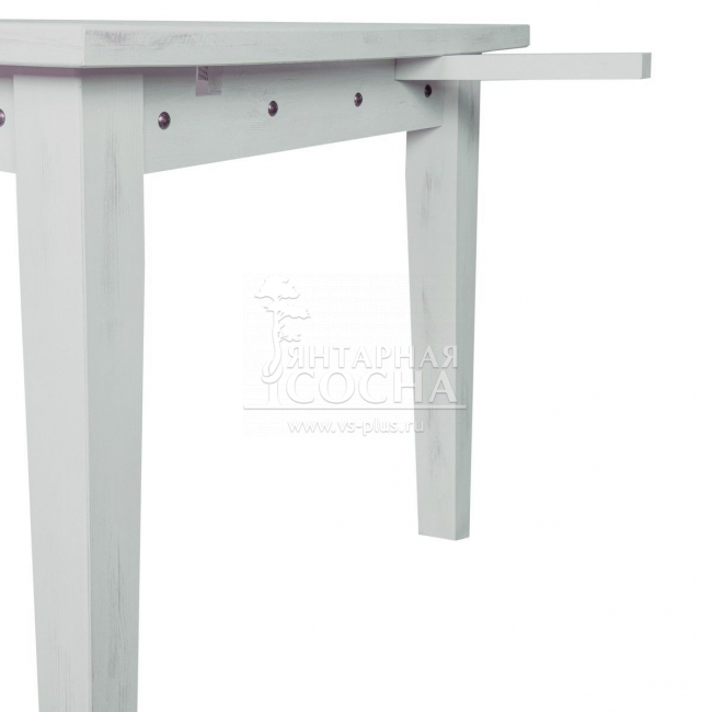 Приставка к столу ШАЛЕ из массива сосны (Белый) Приставка к столу ШАЛЕ из массива сосны (Белый)