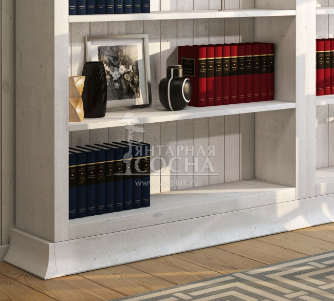 Стеллаж "Бостон" 1000 белый воск (образец) Стеллаж "Бостон" 1000 белый воск (образец)