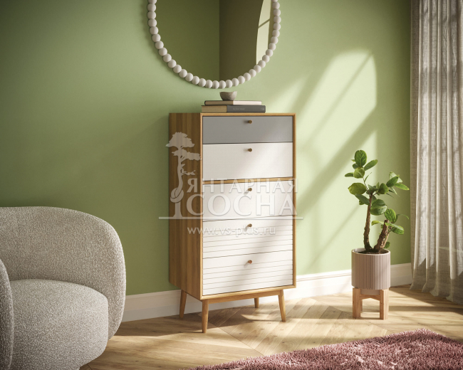 Комод "Pollo" высокий с ящиками арт. POL12 Комод "Pollo" высокий с ящиками арт. POL12