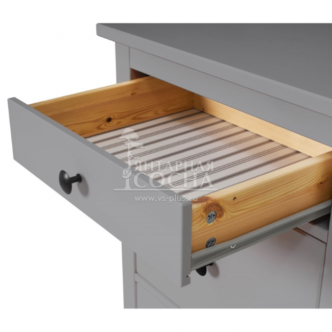 Комод узкий КЫМОР 5 ящиков Серый Комод узкий КЫМОР 5 ящиков Серый