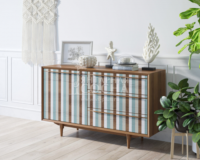 Комод "Bruni print 1" с ящиками и дверкой арт BR-02/print_1 Комод "Bruni print 1" с ящиками и дверкой арт BR-02/print_1