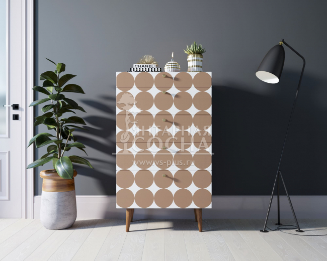 Комод высокий "Berber" принт 17 арт BB10/Print_17 Комод высокий "Berber" принт 17 арт BB10/Print_17