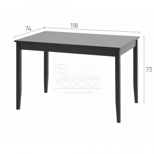 Стол кухонный ЛЫМ 118x74 Стол кухонный ЛЫМ 118x74